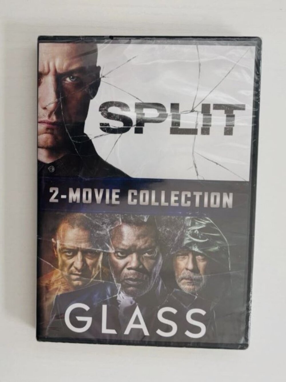SPLIT / GLASS - A MOVIE COLLECTION (DVD) NEW - JAMES MCAVOY - SAMUEL JACKSON